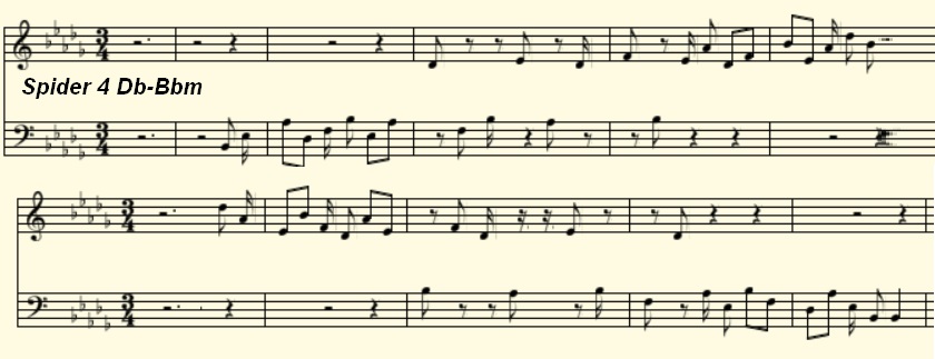Db Major Spider Riff